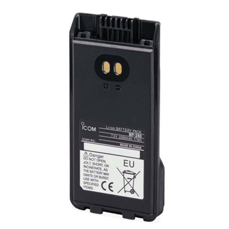 BP-280  Li-Ion Battery Pack for ICOM ICA16E Radio Transceiver image 0